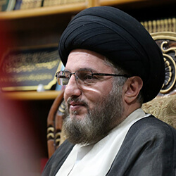 السيد حسين الحكيم قناة المعارف الفضائية