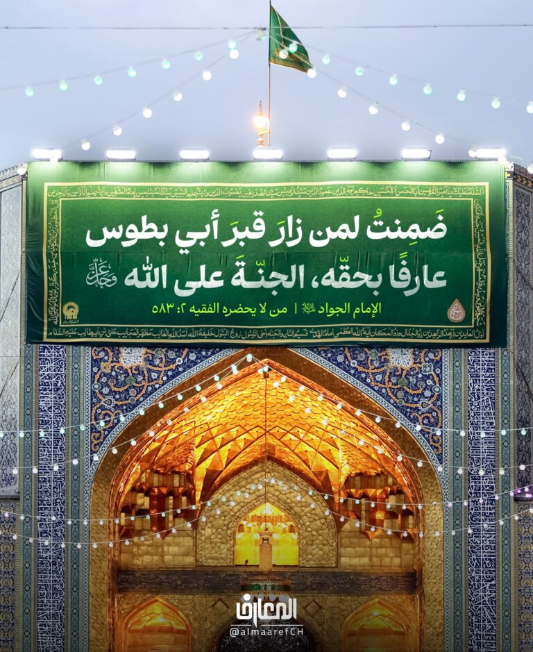 ضَمنتُ لمن زارَ قبر أبي بطوس