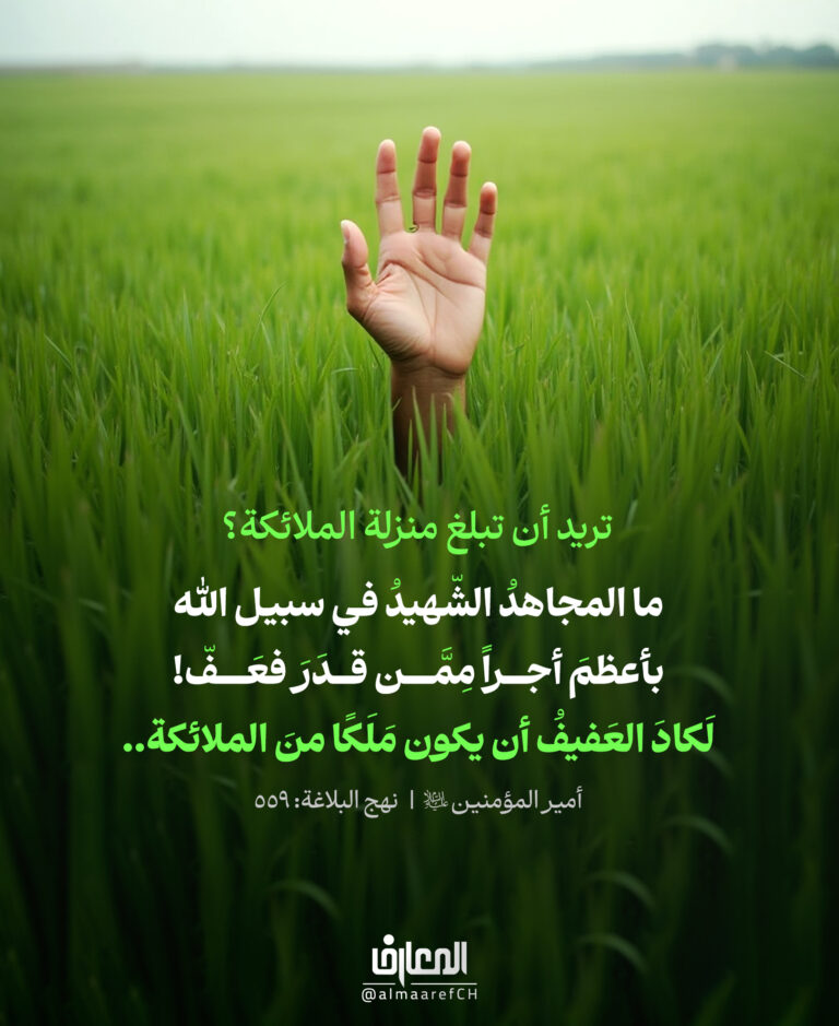 تريد أن تبلغ منزلة الملائكة؟